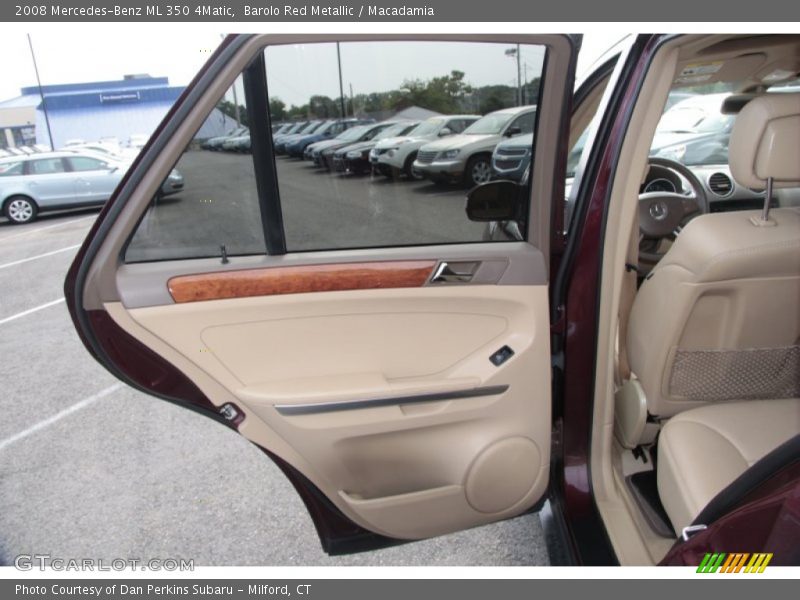 Barolo Red Metallic / Macadamia 2008 Mercedes-Benz ML 350 4Matic