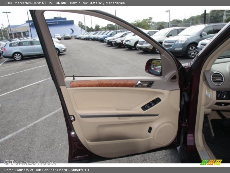 Barolo Red Metallic / Macadamia 2008 Mercedes-Benz ML 350 4Matic