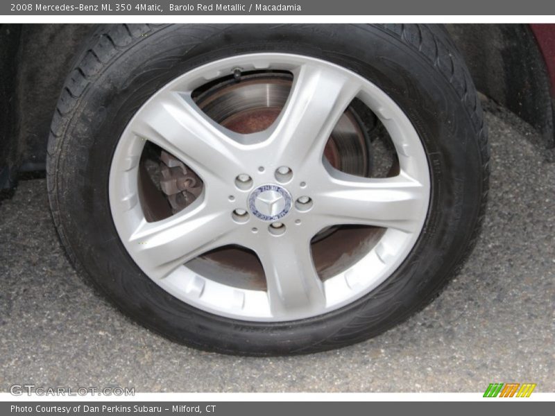 Barolo Red Metallic / Macadamia 2008 Mercedes-Benz ML 350 4Matic