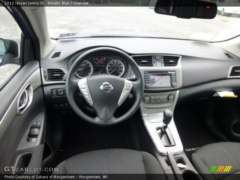 Metallic Blue / Charcoal 2013 Nissan Sentra SR