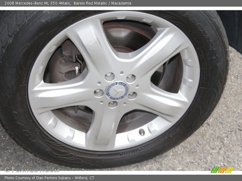 Barolo Red Metallic / Macadamia 2008 Mercedes-Benz ML 350 4Matic