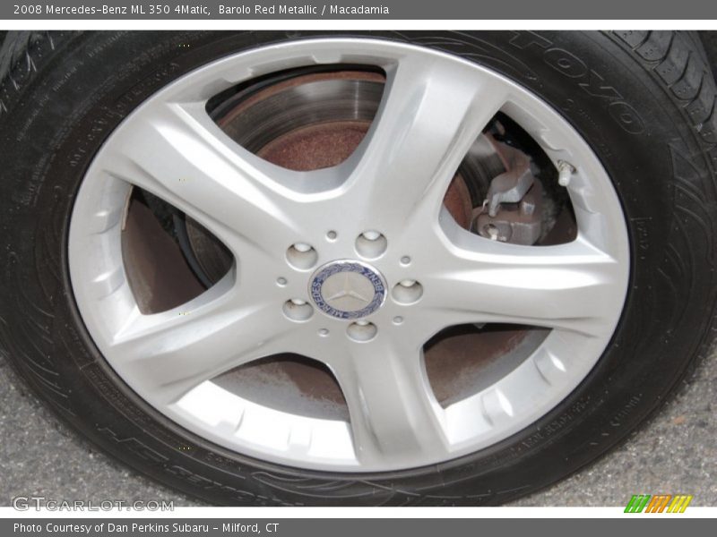Barolo Red Metallic / Macadamia 2008 Mercedes-Benz ML 350 4Matic