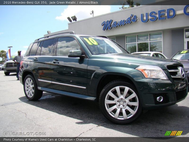 Jade Green Metallic / Almond/Black 2010 Mercedes-Benz GLK 350