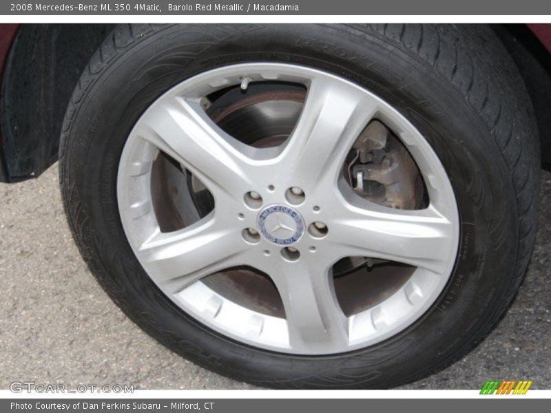 Barolo Red Metallic / Macadamia 2008 Mercedes-Benz ML 350 4Matic