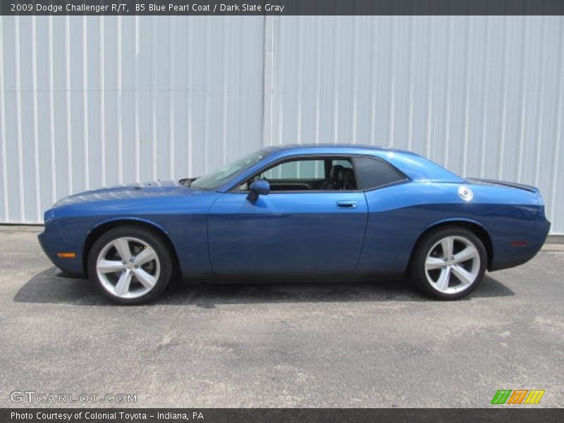 B5 Blue Pearl Coat / Dark Slate Gray 2009 Dodge Challenger R/T