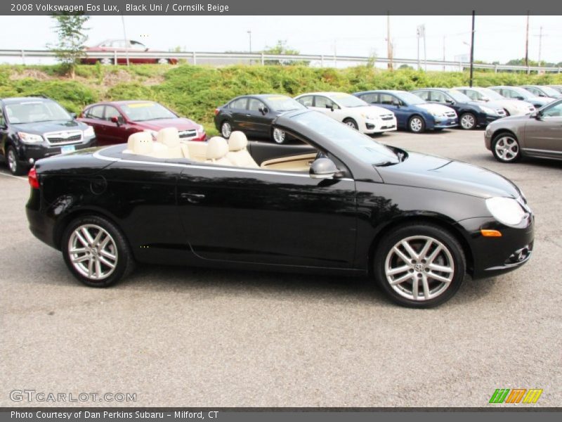 Black Uni / Cornsilk Beige 2008 Volkswagen Eos Lux