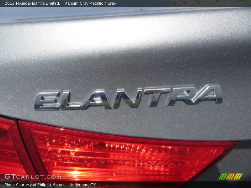 Titanium Gray Metallic / Gray 2013 Hyundai Elantra Limited