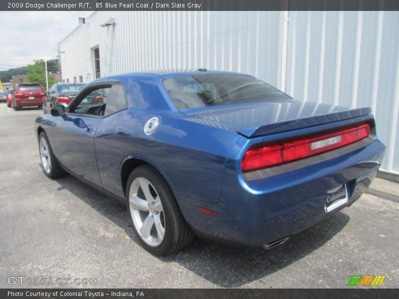 B5 Blue Pearl Coat / Dark Slate Gray 2009 Dodge Challenger R/T