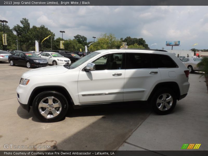 Bright White / Black 2013 Jeep Grand Cherokee Limited