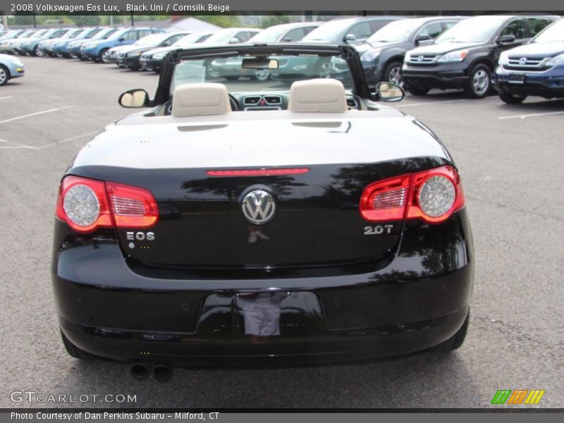 Black Uni / Cornsilk Beige 2008 Volkswagen Eos Lux