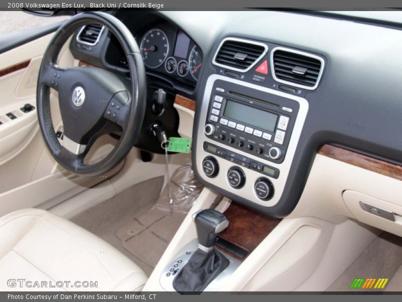 Black Uni / Cornsilk Beige 2008 Volkswagen Eos Lux