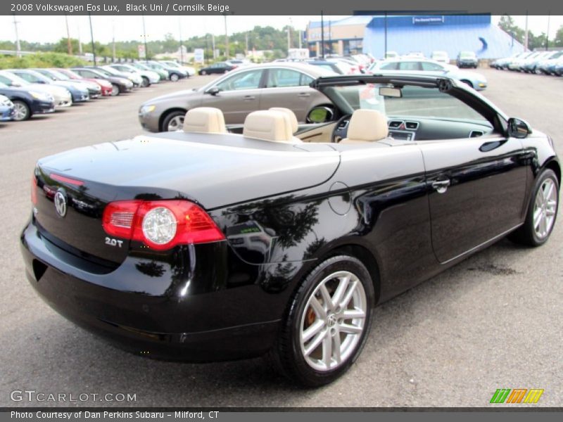 Black Uni / Cornsilk Beige 2008 Volkswagen Eos Lux