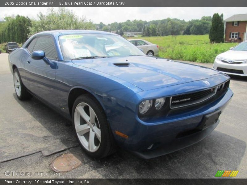 B5 Blue Pearl Coat / Dark Slate Gray 2009 Dodge Challenger R/T