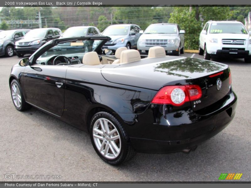 Black Uni / Cornsilk Beige 2008 Volkswagen Eos Lux