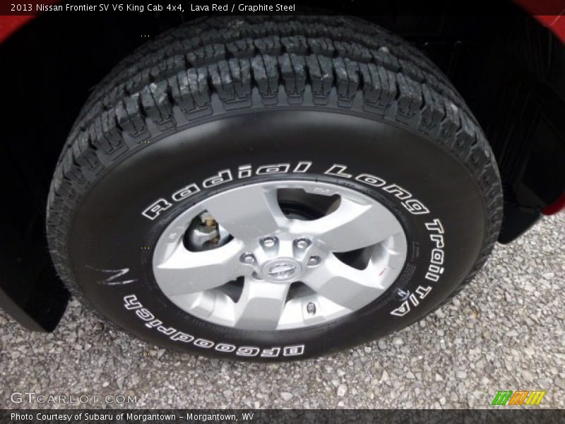Lava Red / Graphite Steel 2013 Nissan Frontier SV V6 King Cab 4x4
