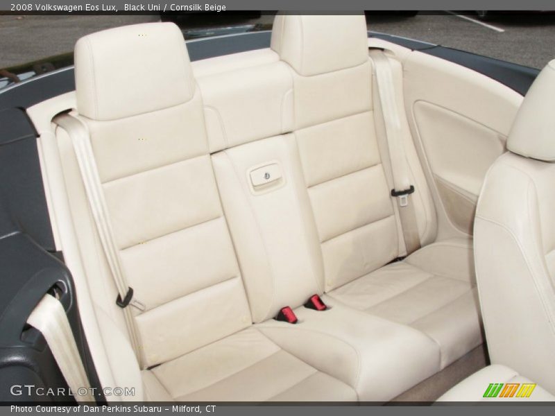 Black Uni / Cornsilk Beige 2008 Volkswagen Eos Lux