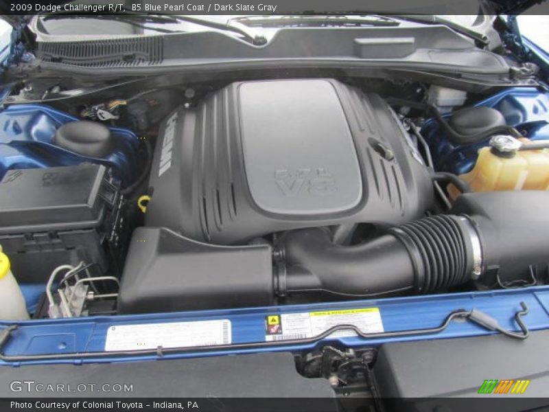 B5 Blue Pearl Coat / Dark Slate Gray 2009 Dodge Challenger R/T