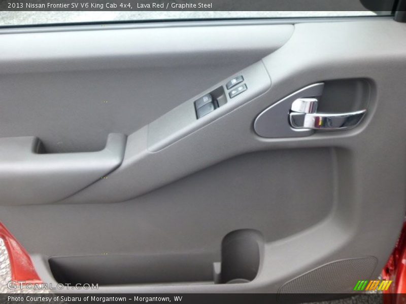 Lava Red / Graphite Steel 2013 Nissan Frontier SV V6 King Cab 4x4