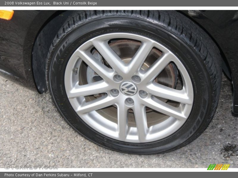 Black Uni / Cornsilk Beige 2008 Volkswagen Eos Lux