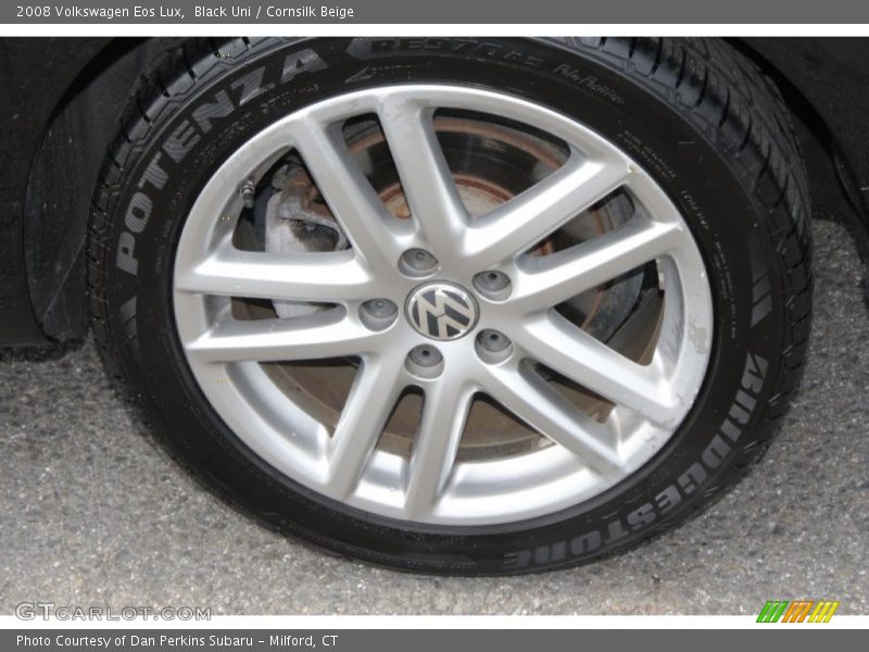 Black Uni / Cornsilk Beige 2008 Volkswagen Eos Lux