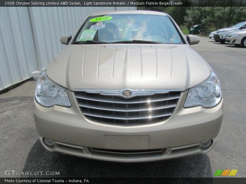 Light Sandstone Metallic / Medium Pebble Beige/Cream 2008 Chrysler Sebring Limited AWD Sedan