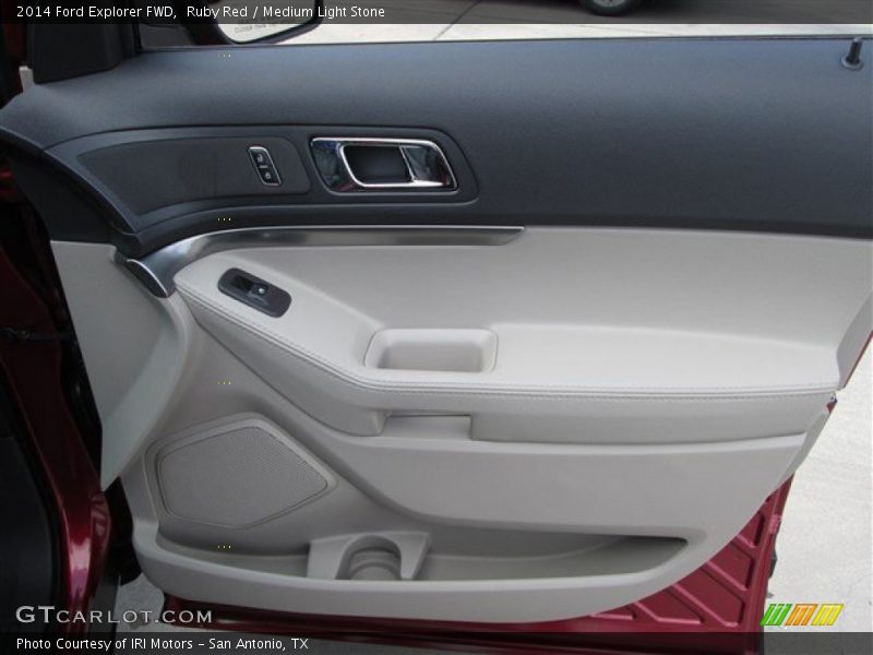 Ruby Red / Medium Light Stone 2014 Ford Explorer FWD