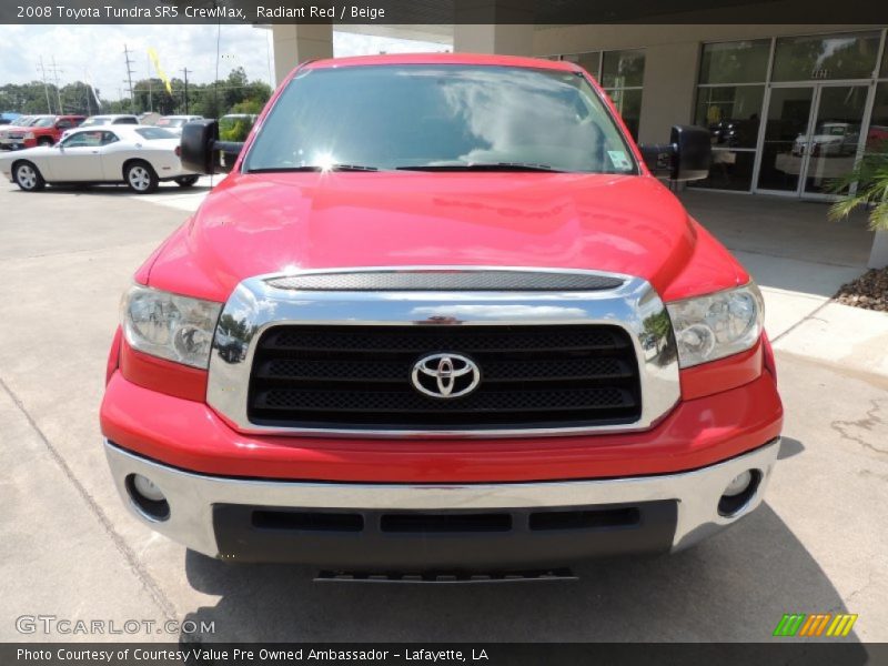 Radiant Red / Beige 2008 Toyota Tundra SR5 CrewMax
