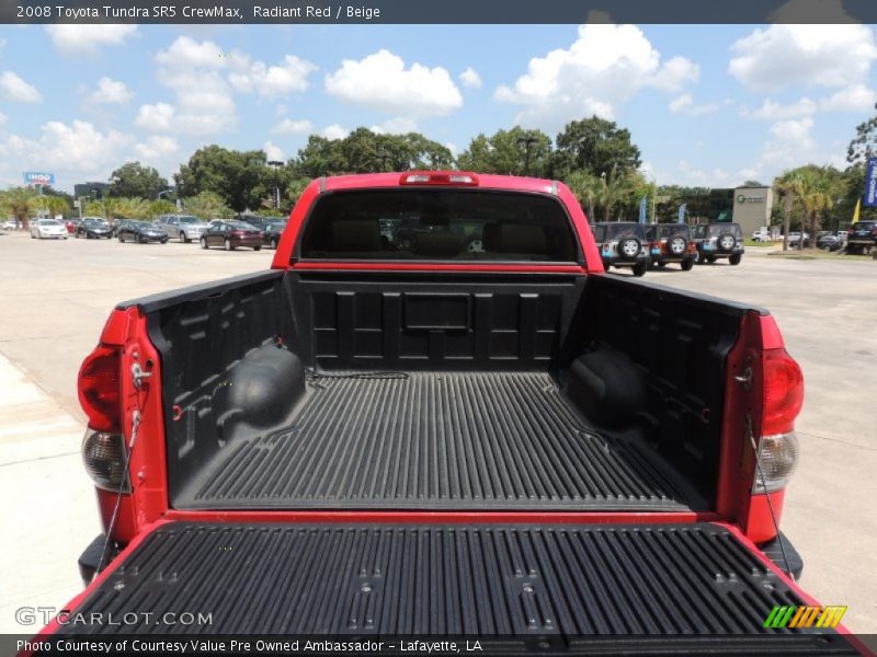 Radiant Red / Beige 2008 Toyota Tundra SR5 CrewMax