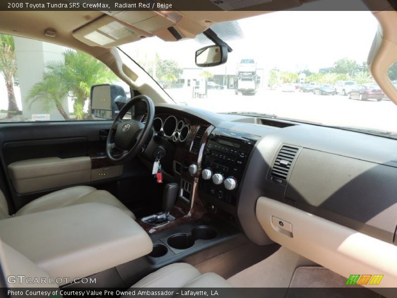 Radiant Red / Beige 2008 Toyota Tundra SR5 CrewMax