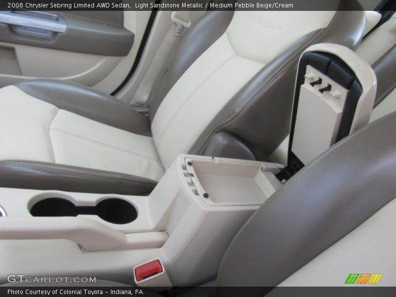 Light Sandstone Metallic / Medium Pebble Beige/Cream 2008 Chrysler Sebring Limited AWD Sedan