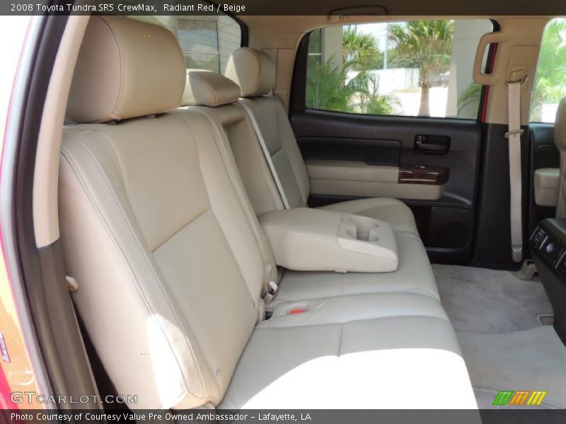 Radiant Red / Beige 2008 Toyota Tundra SR5 CrewMax