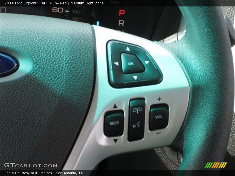 Ruby Red / Medium Light Stone 2014 Ford Explorer FWD