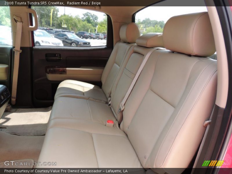 Radiant Red / Beige 2008 Toyota Tundra SR5 CrewMax