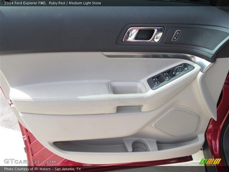 Ruby Red / Medium Light Stone 2014 Ford Explorer FWD