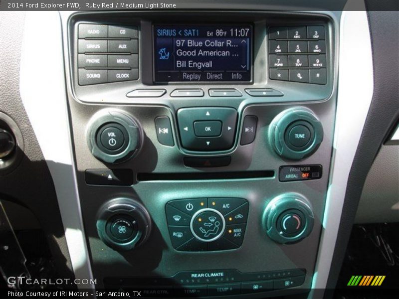 Ruby Red / Medium Light Stone 2014 Ford Explorer FWD