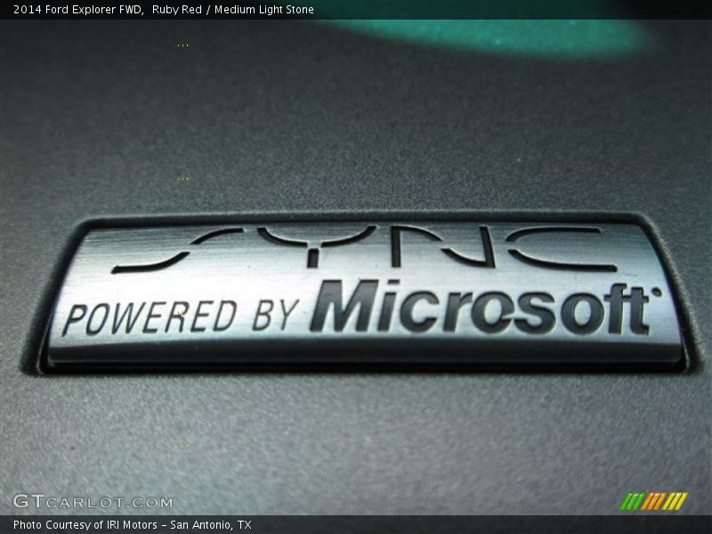 Ruby Red / Medium Light Stone 2014 Ford Explorer FWD