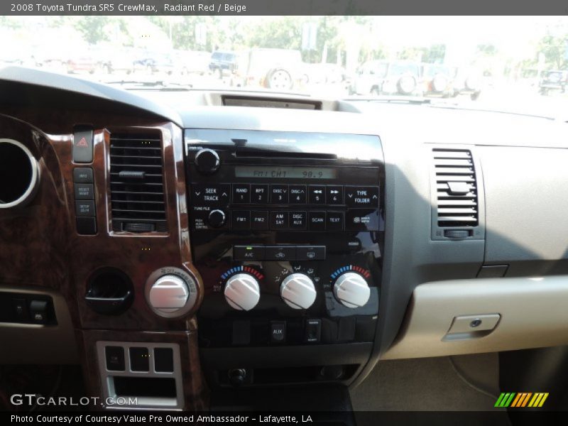 Radiant Red / Beige 2008 Toyota Tundra SR5 CrewMax