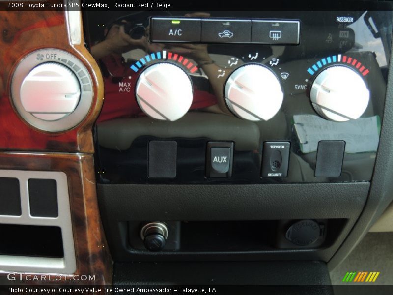 Radiant Red / Beige 2008 Toyota Tundra SR5 CrewMax