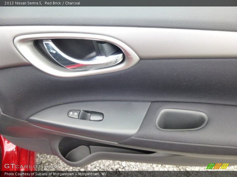 Red Brick / Charcoal 2013 Nissan Sentra S