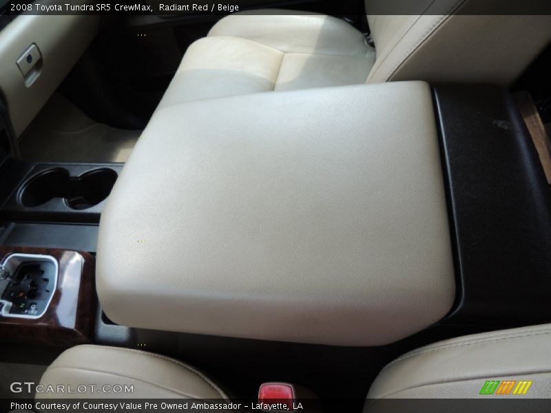 Radiant Red / Beige 2008 Toyota Tundra SR5 CrewMax
