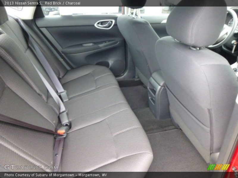 Red Brick / Charcoal 2013 Nissan Sentra S