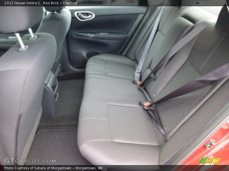 Red Brick / Charcoal 2013 Nissan Sentra S