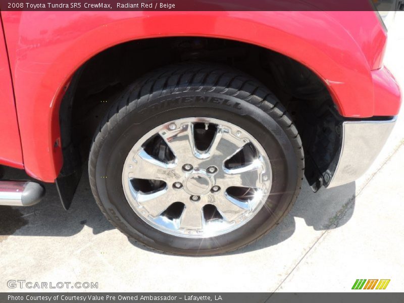 Radiant Red / Beige 2008 Toyota Tundra SR5 CrewMax