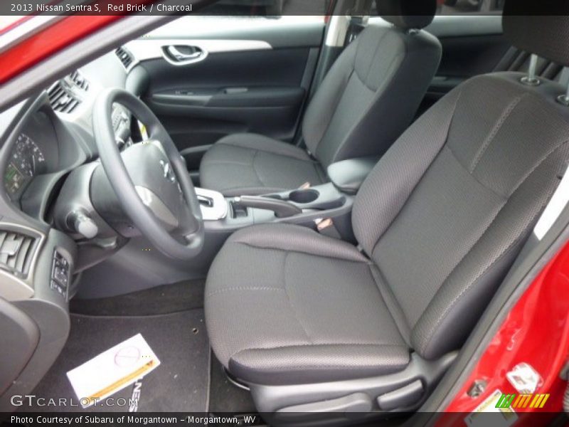 Red Brick / Charcoal 2013 Nissan Sentra S