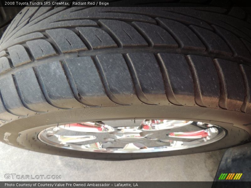 Radiant Red / Beige 2008 Toyota Tundra SR5 CrewMax