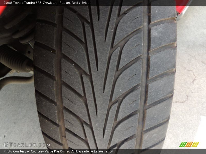Radiant Red / Beige 2008 Toyota Tundra SR5 CrewMax
