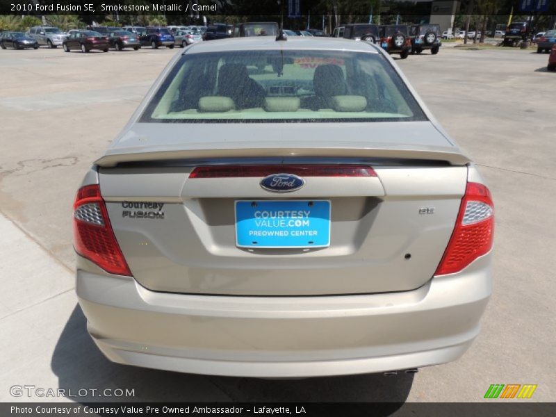 Smokestone Metallic / Camel 2010 Ford Fusion SE