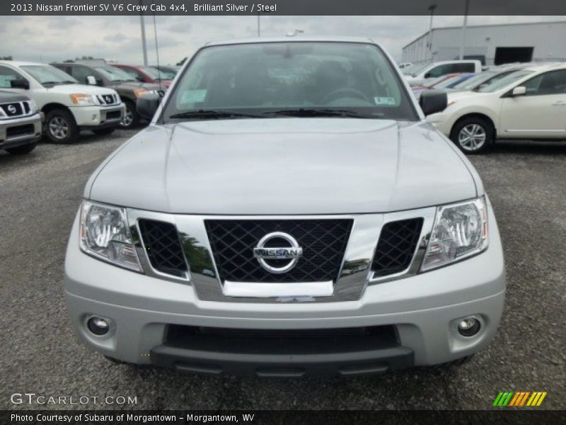 Brilliant Silver / Steel 2013 Nissan Frontier SV V6 Crew Cab 4x4