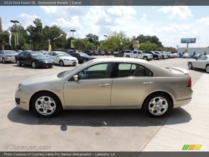 Smokestone Metallic / Camel 2010 Ford Fusion SE