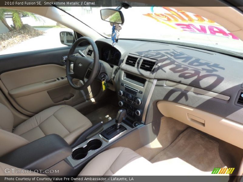 Smokestone Metallic / Camel 2010 Ford Fusion SE